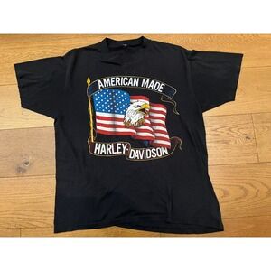 Rare Vintage 80s Harley-Davidson Single Stitch Eagle Tee